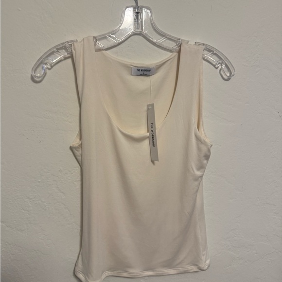 Workshop Republic Clothing Cream Tank Top - Picture 1 of 2